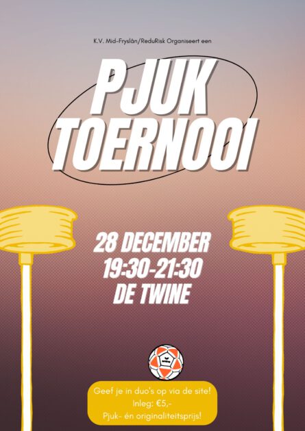 Doe Mee Met Het Pjuktoernooi K V Mid Frysl N Redurisk